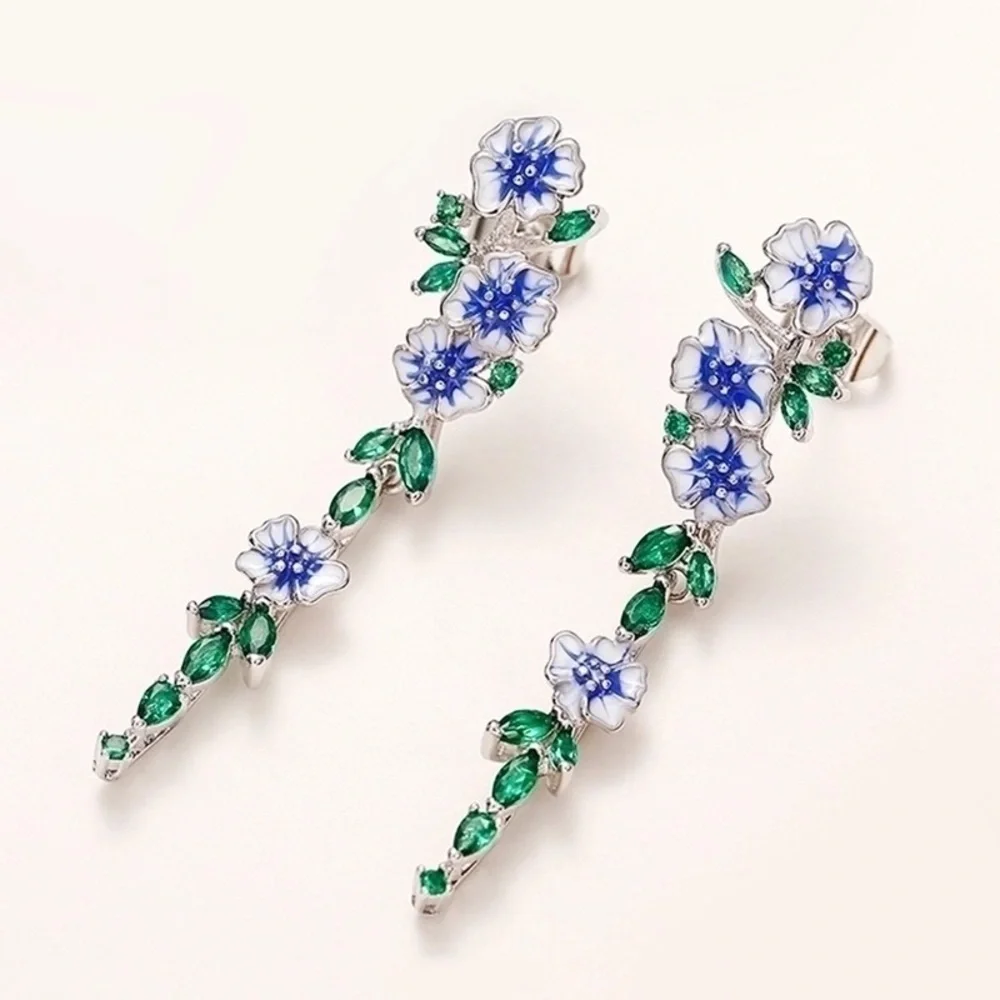 Bloom Drop Earrings - Picture 2 of 6